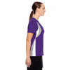 Team 365 Women's Sport Purple Short-Sleeve Athletic V-Neck Tournament Jersey