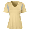 Team 365 Women's Sport Vegas Gold Short-Sleeve Athletic V-Neck Tournament Jersey