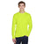 Team 365 Men's Safety Yellow Zone Performance Long-Sleeve T-Shirt