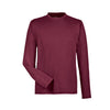 Team 365 Men's Sport Maroon Zone Performance Long-Sleeve T-Shirt