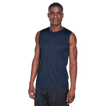 Team 365 Men's Sport Dark Navy Zone Performance Muscle T-Shirt
