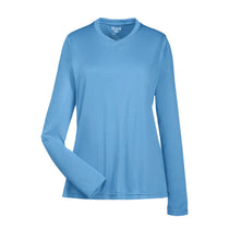 Team 365 Women's Sport Light Blue Zone Performance Long-Sleeve T-Shirt