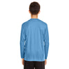 Team 365 Youth Sport Light Blue Zone Performance Long-Sleeve T-Shirt