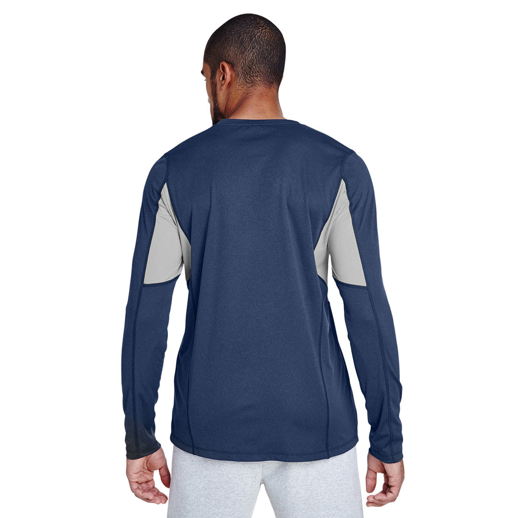 Team 365 Men's Sport Dark Navy Heather Excel Performance Warm-up