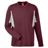 Team 365 Men's Sport Maroon Heather Excel Performance Warm-up