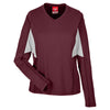 Team 365 Women's Sport Maroon Heather Excel Performance Warm-up