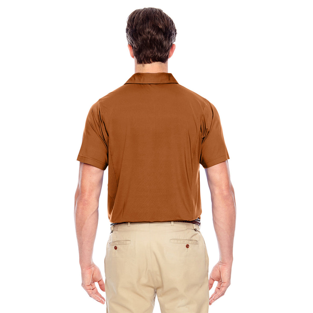 Team 365 Men's Sport Burnt Orange Charger Performance Polo