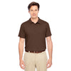 Team 365 Men's Sport Dark Brown Charger Performance Polo