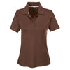 Team 365 Women's Sport Dark Brown Charger Performance Polo