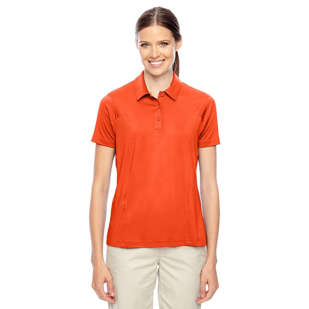 Team 365 Women's Sport Orange Charger Performance Polo