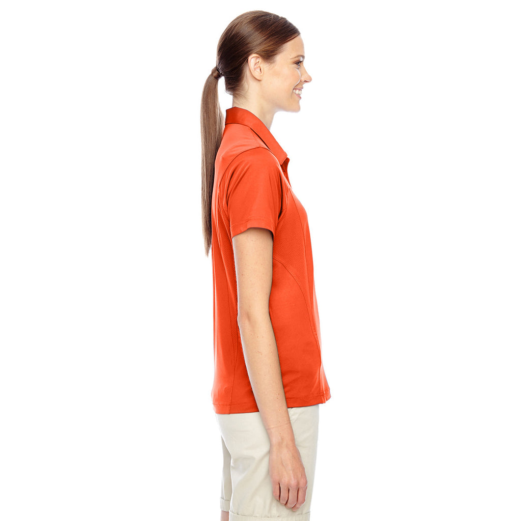 Team 365 Women's Sport Orange Charger Performance Polo