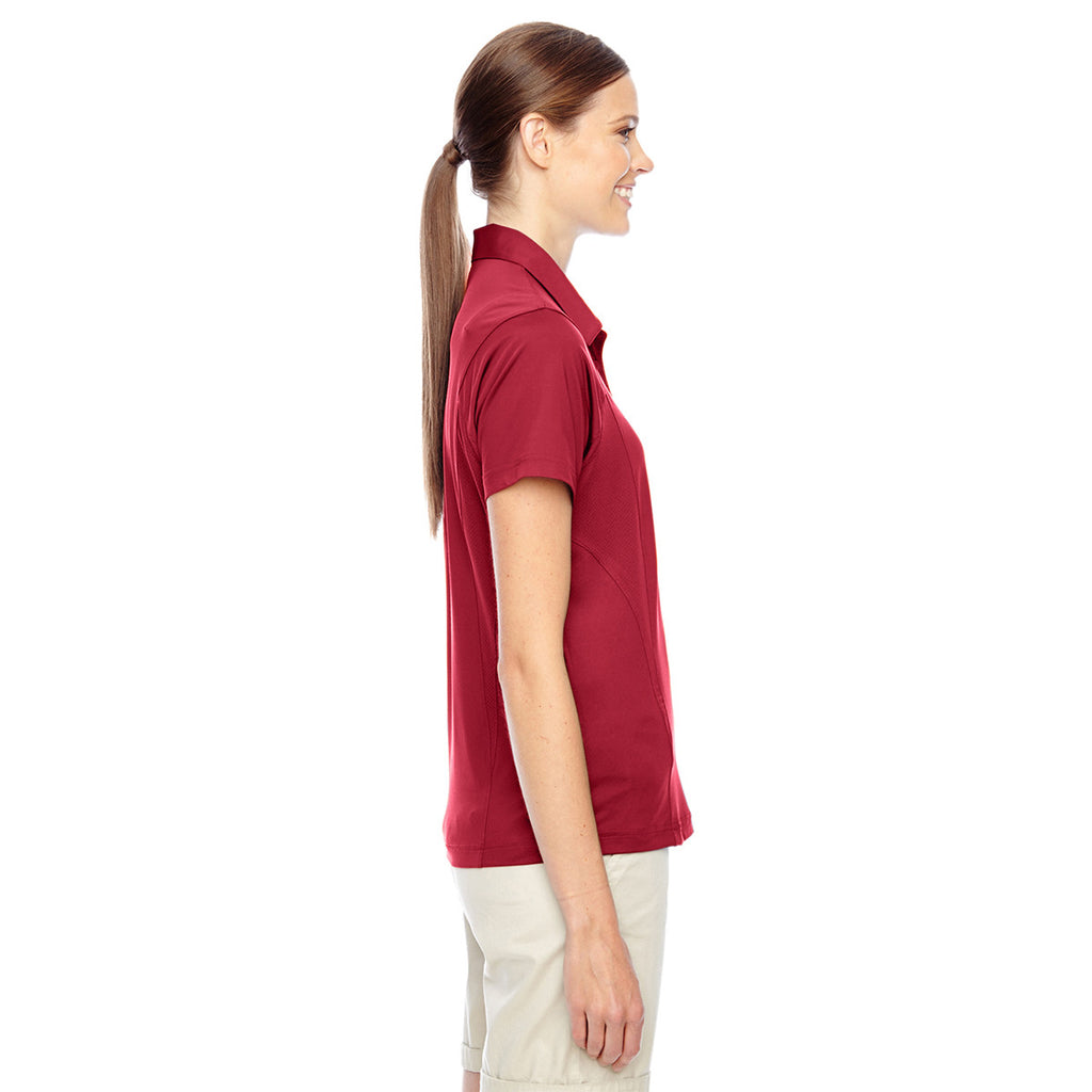 Team 365 Women's Sport Scarlet Red Charger Performance Polo