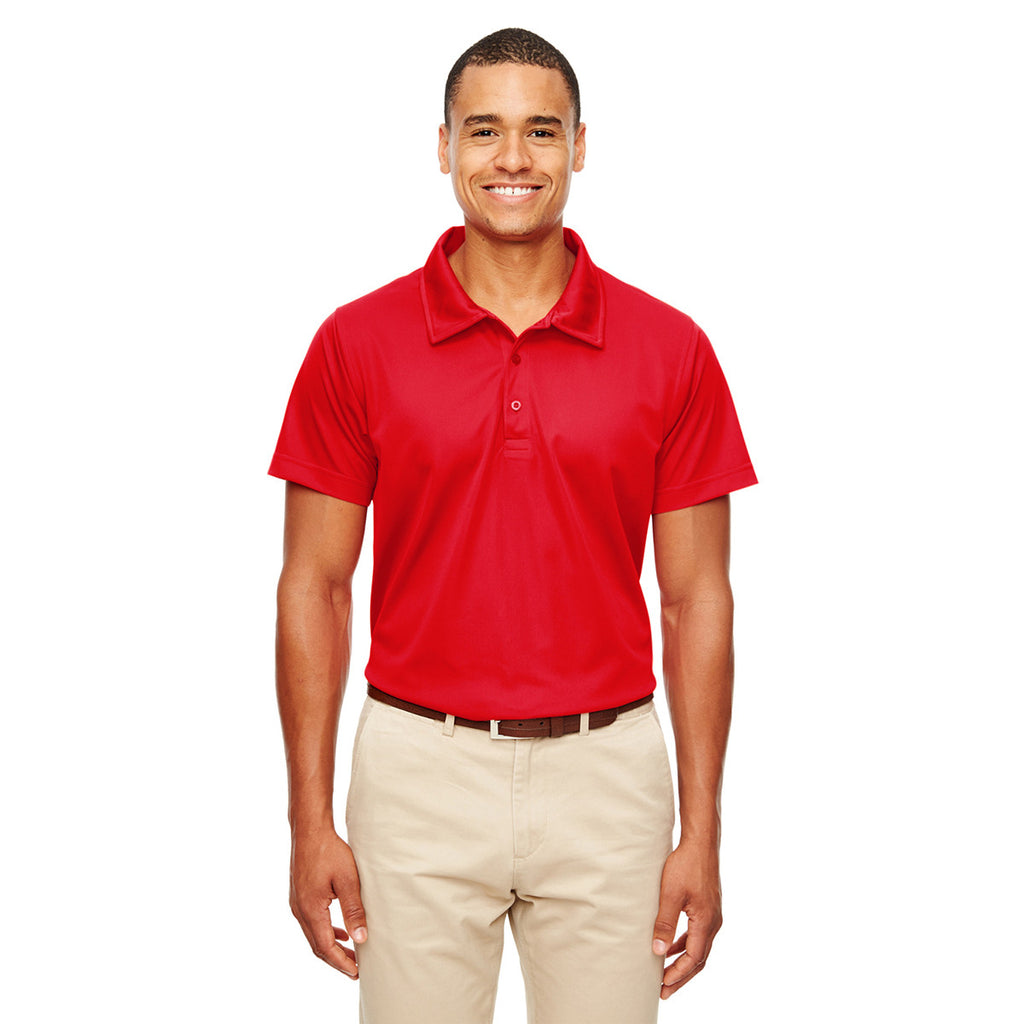 Team 365 Men's Sport Red Command Snag-Protection Polo