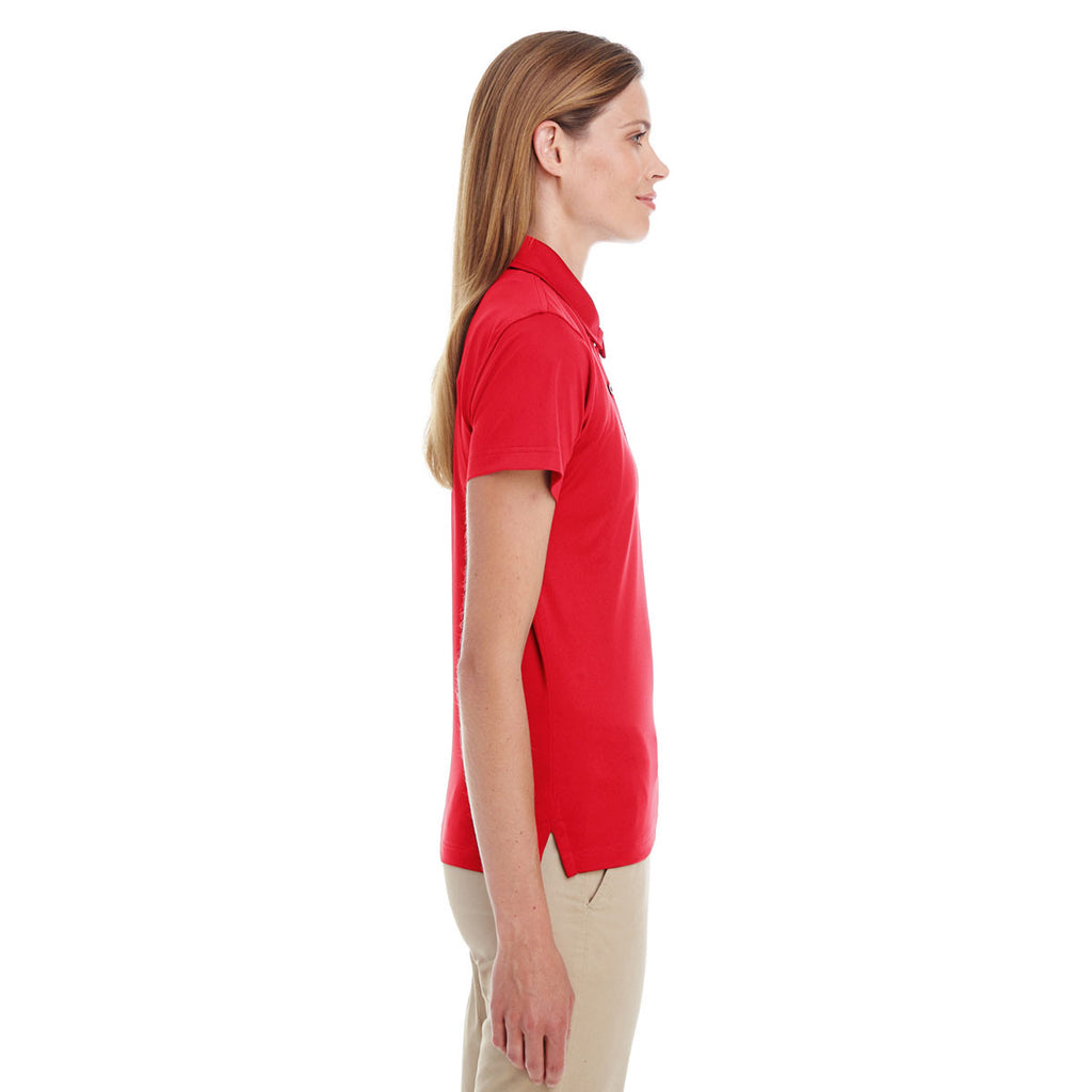 Team 365 Women's Sport Red Command Snag-Protection Polo