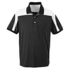 Team 365 Men's Black Victor Performance Polo