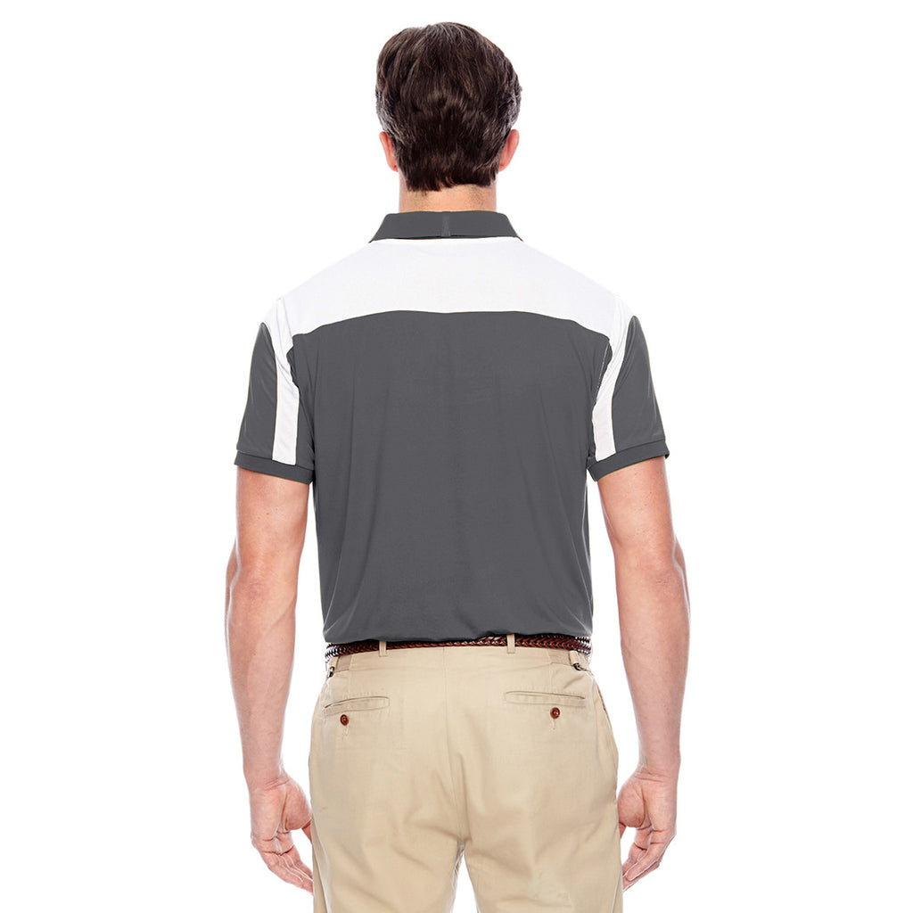 Team 365 Men's Sport Graphite Victor Performance Polo