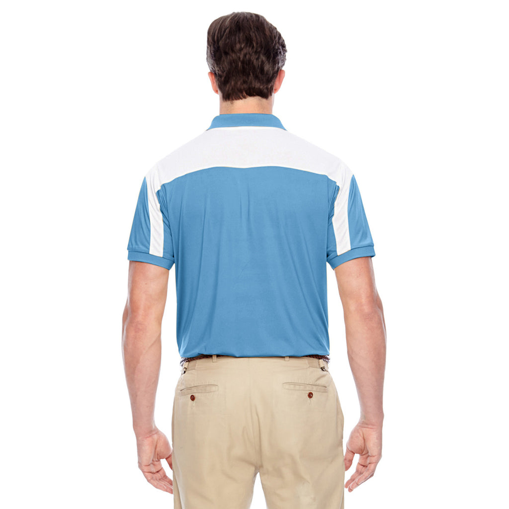 Team 365 Men's Sport Light Blue Victor Performance Polo