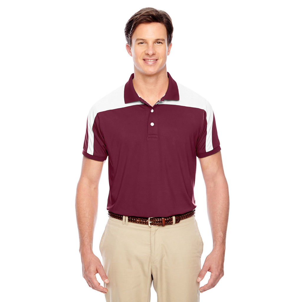 Team 365 Men's Sport Maroon Victor Performance Polo