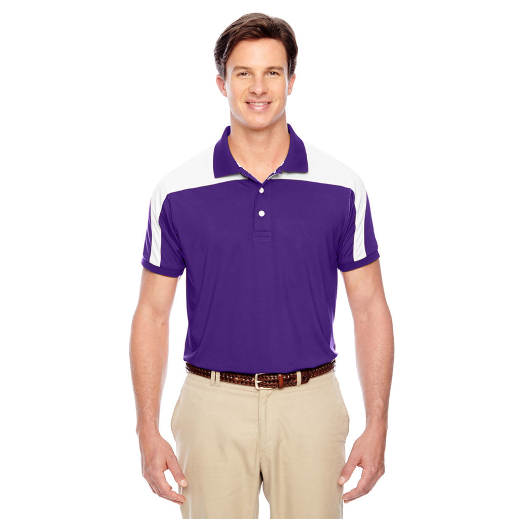 Team 365 Men's Sport Purple Victor Performance Polo