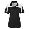 Team 365 Women's Black Victor Performance Polo