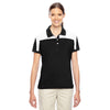 Team 365 Women's Black Victor Performance Polo