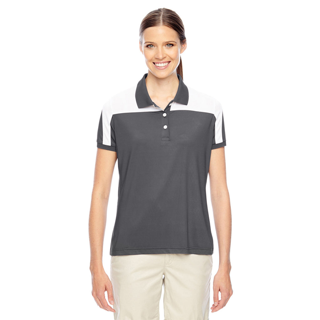 Team 365 Women's Sport Graphite Victor Performance Polo