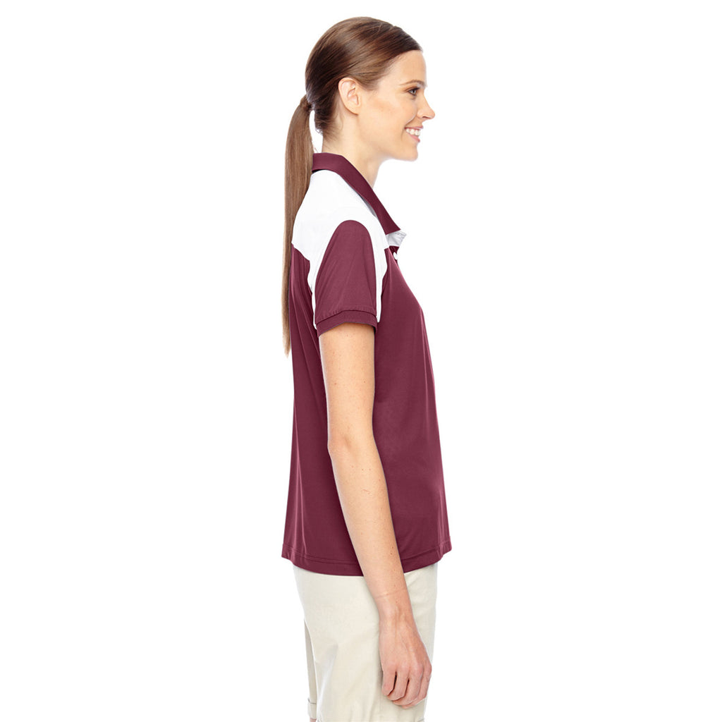 Team 365 Women's Sport Maroon Victor Performance Polo