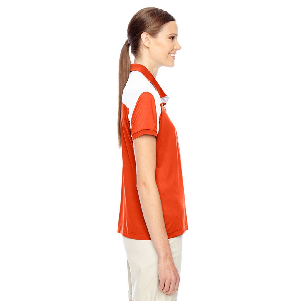 Team 365 Women's Sport Orange Victor Performance Polo