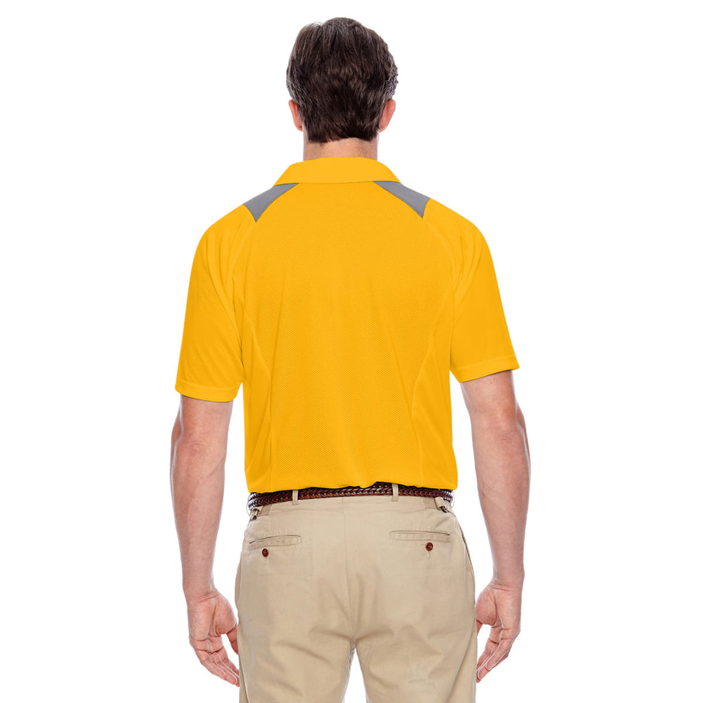 Team 365 Men's Sport Athletic Gold Innovator Performance Polo