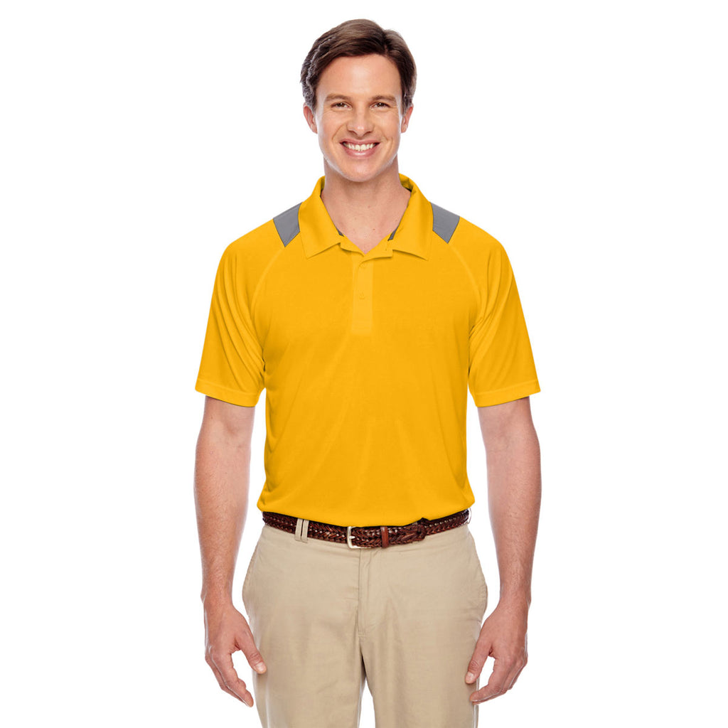 Team 365 Men's Sport Athletic Gold Innovator Performance Polo