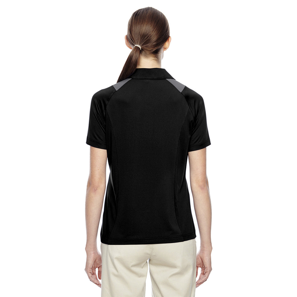 Team 365 Women's Black Innovator Performance Polo