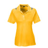 Team 365 Women's Sport Athletic Gold Innovator Performance Polo