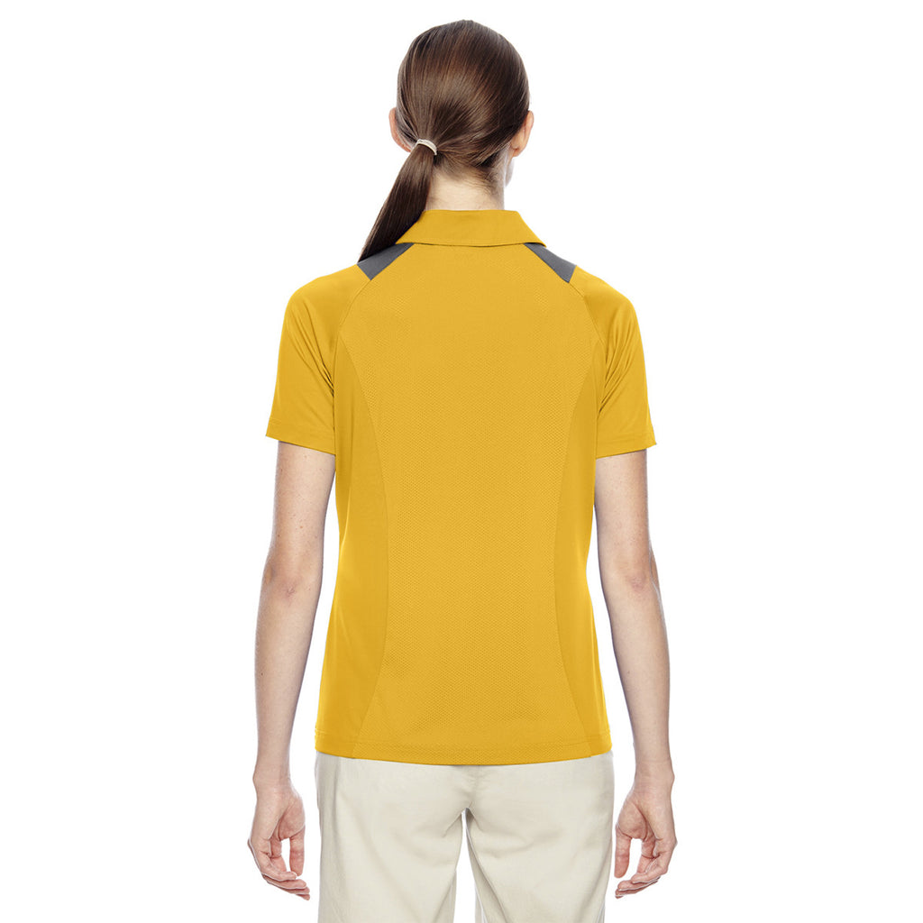 Team 365 Women's Sport Athletic Gold Innovator Performance Polo