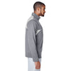 Team 365 Men's Athletic Heather Excel Melange Interlock Performance Quarter-zip Top