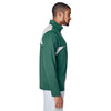 Team 365 Men's Sport Forest Heather Excel Melange Interlock Performance Quarter-zip Top