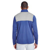 Team 365 Men's Sport Royal Heather Excel Melange Interlock Performance Quarter-zip Top