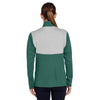 Team 365 Women's Sport Forest Heather Excel Melange Interlock Performance Warm-up