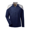 Team 365 Men's Sport Dark Navy/Sport Graphite Command Colorblock Snag-Protection Quarter-Zip