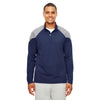 Team 365 Men's Sport Dark Navy/Sport Graphite Command Colorblock Snag-Protection Quarter-Zip