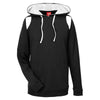 Team 365 Men's Black/White Elite Performance Hoodie