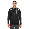 Team 365 Men's Black/White Elite Performance Hoodie