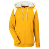 Team 365 Men's Sport Athletic Gold/White Elite Performance Hoodie