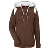 Team 365 Men's Sport Dark Brown Elite Performance Hoodie