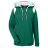 Team 365 Men's Sport Forest/White Elite Performance Hoodie