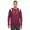 Team 365 Men's Sport Maroon/White Elite Performance Hoodie