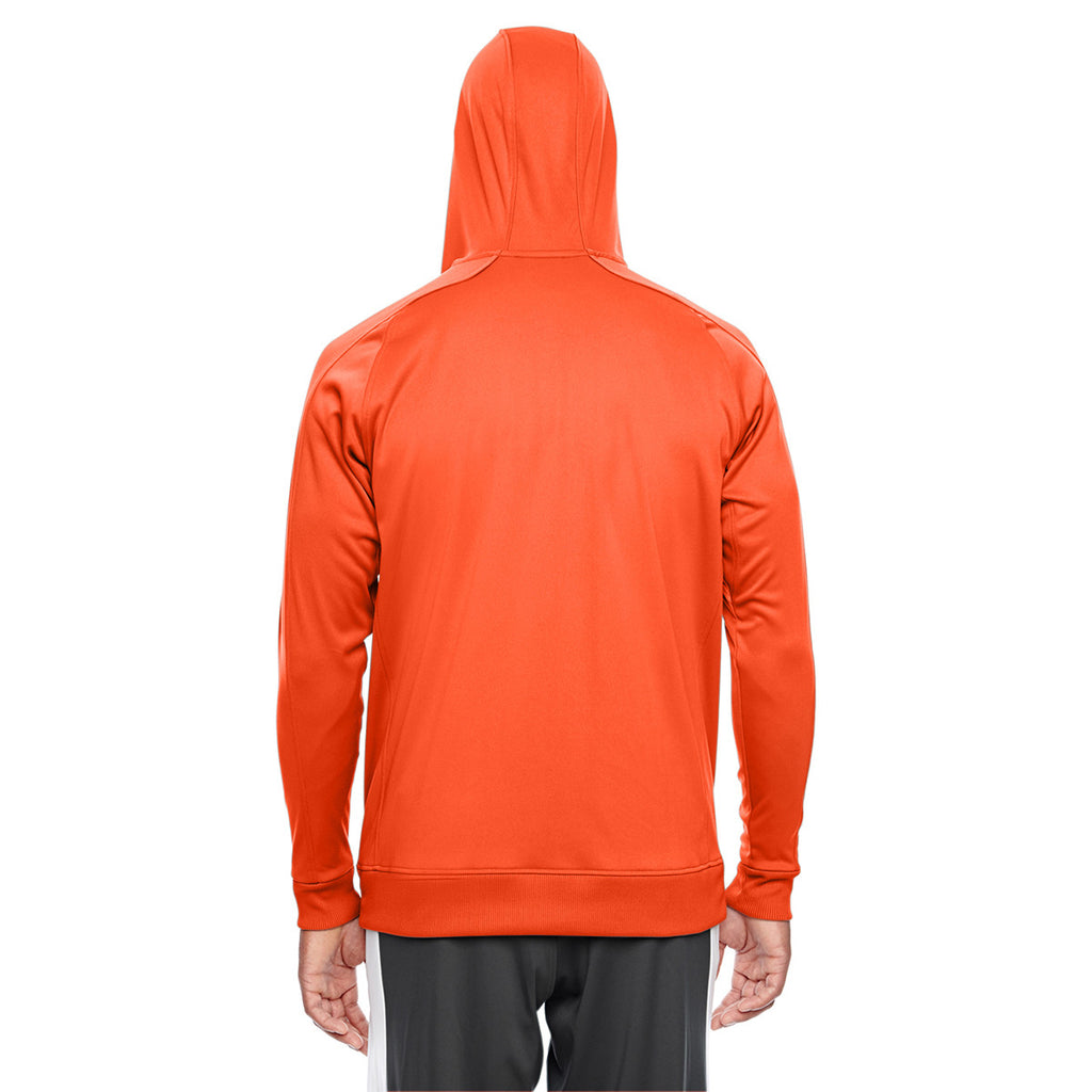 Team 365 Men's Sport Orange/White Elite Performance Hoodie