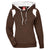 Team 365 Women's Sport Dark Brown Elite Performance Hoodie