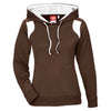 Team 365 Women's Sport Dark Brown Elite Performance Hoodie