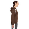 Team 365 Women's Sport Dark Brown Elite Performance Hoodie