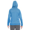 Team 365 Women's Sport Light Blue/White Elite Performance Hoodie